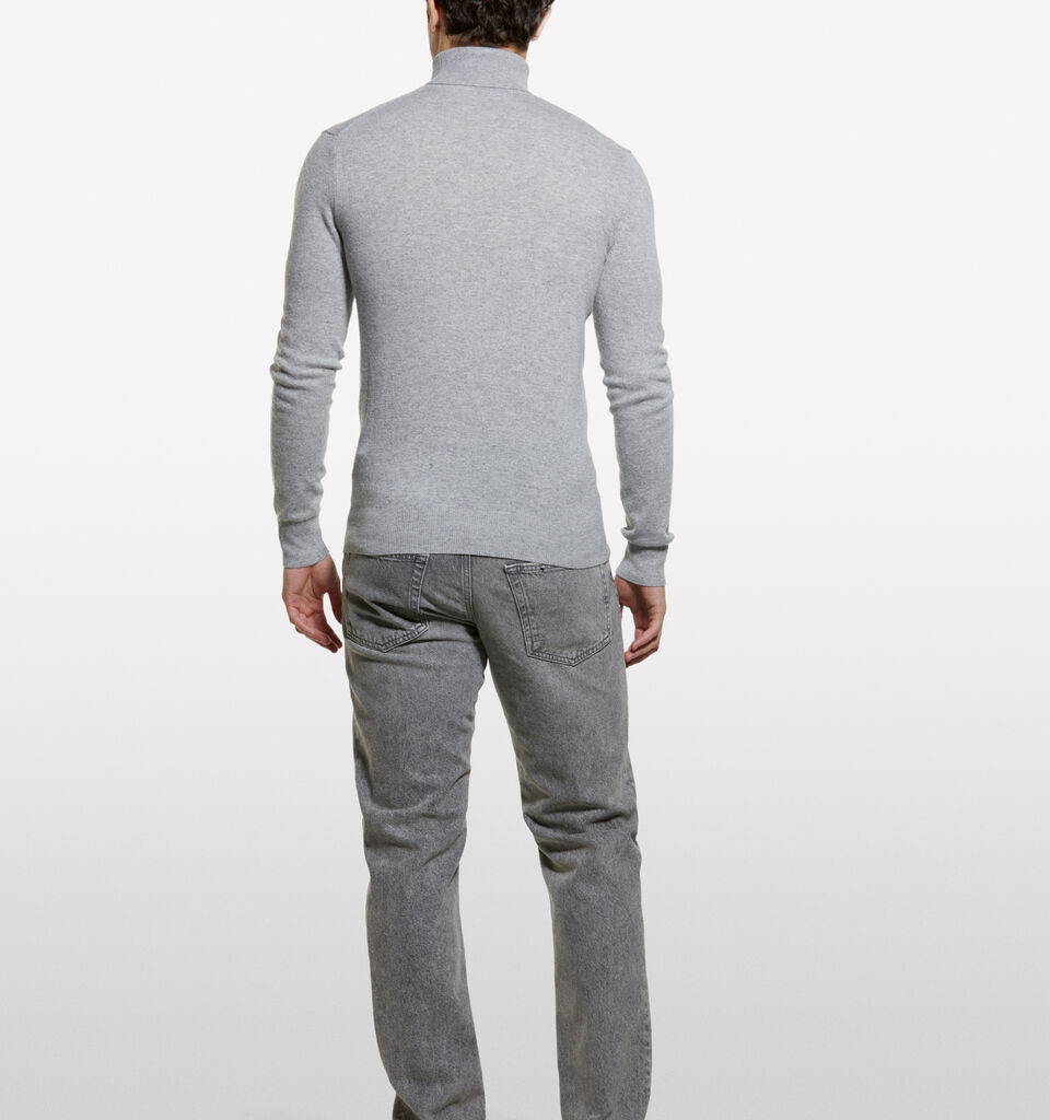 Μπλούζα γκρι regular fit με ψηλό γιακά - μπλούζες ζιβάγκο ανδρικές - Γκρι | Sisley image number 2